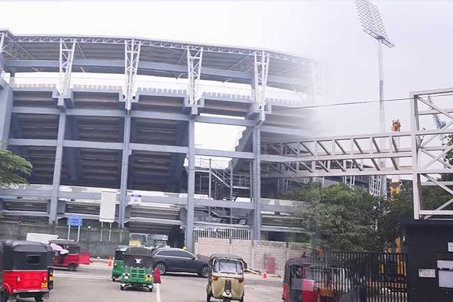 නව ආලෝක පද්ධතියකින් හැඩ වෙන ඛෙත්තාරාම ක්රීඩාංගණය
