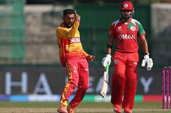සිම්බාබ්වේ කණ්ඩායමට ලකුණු 104ක ඉලක්කයක්