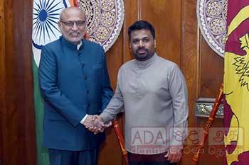 ඉන්දීය උප ජනපති රාධක්රිෂ්ණන්, ජනපති අනුරව හමුවෙයි