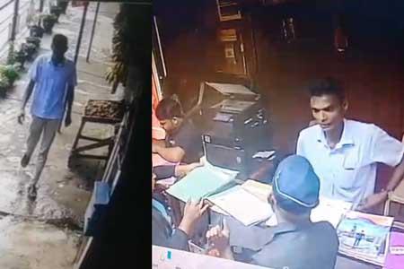 දික්ඔය අඹුසැමි යුවළ ඝාතනයේ සැකකරුගේ CCTV දර්ශන එළියට