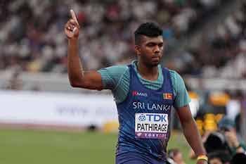 ඩයමන්ඩ් ලීග් තරගාවලියේ පිරිමි හෙල්ල විසිකිරීමේ ඉසව්වේ දෙවන ස්ථානය රුමේෂ් තරංගට
