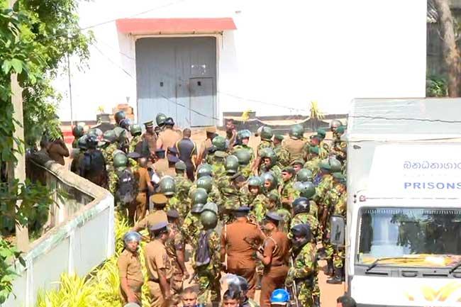 මීගමුව බන්ධනාගාර ගැටුමින් මියගිය ගණන 25ක් දක්වා ඉහළට - 100කට තුවාල