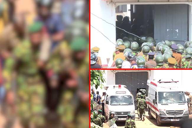 බන්ධනාගාර ගැටුමේ සුලමුල එළියට - රැඳවියන් නිලධාරීන්ගේ හිසට විශාල ගල් පවා අතහැරලා