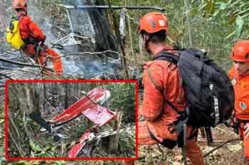 බ්රසීලයේ හෙලිකොප්ටර් යානයක් කඩා වැටී සිව් දෙනෙකු මරුට