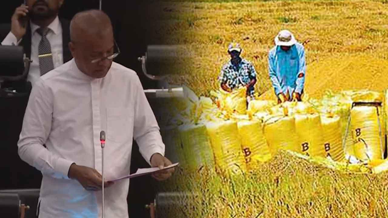 වී මිලදී ගැනීම වෙනුවෙන් ප්රතිපාදන සපයා ගැනීමට අදාළ පරිපූරක ඇස්තමේන්තුව පාර්ලිමේන්තුවට