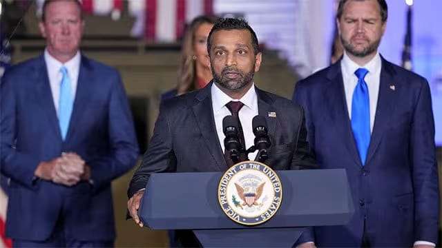 FBI අධ්යක්ෂ කාෂ් පටෙල්ට චෝදනා රැසක්