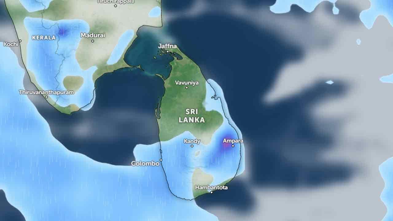 ඉදිරි දින කිහිපයේදී නිරිතදිග ප්රදේශවලට වැසි වැඩිවෙයි