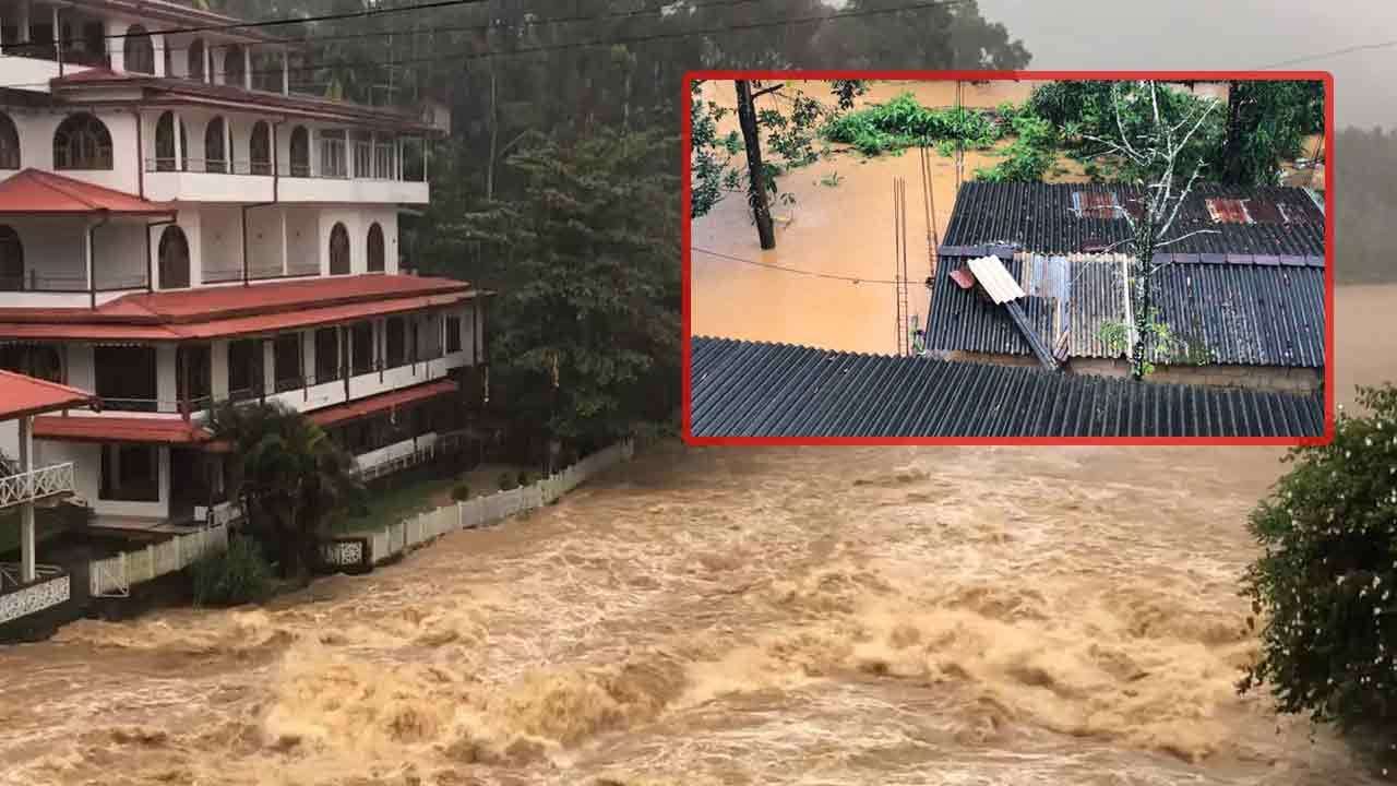 නාවලපිටියේ නිවාස රැසක් ජලයෙන් යටවෙයි