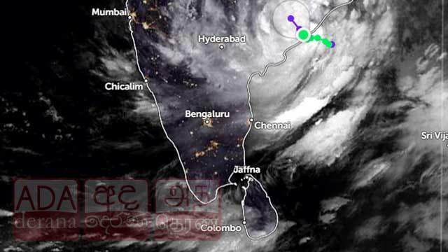 ගැඹුරු පීඩන අවපාතය ඉන්දියාවට - දිවයිනේ ප්රදේශ කිහිපයකට මි.මී 100ට වැඩි වැසි