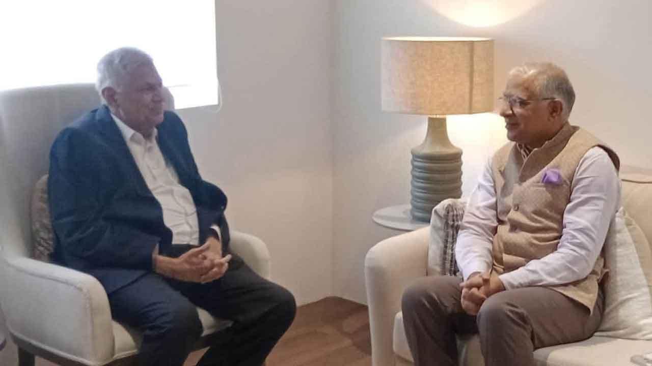 හිටපු ජනපති රනිල් සහ මෙරට ඉන්දීය මහ කොමසාරිස් අතර හමුවක්