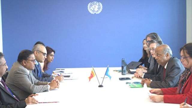 ඇමති විජිත UN ජ්යෙෂ්ඨ නිලධාරීන් සහ විදෙස් අමාත්යවරුන් හමුවෙයි