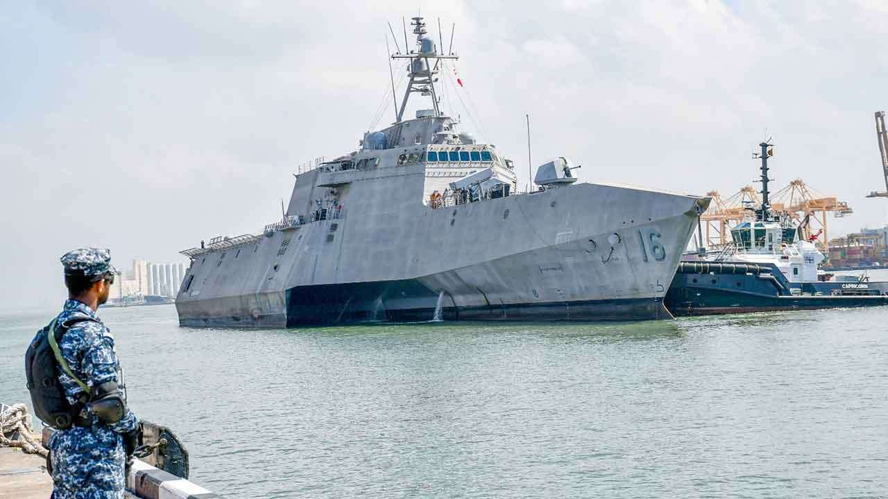 අමෙරිකානු යුද නෞකාවක් කොළඹට සේන්දු වෙයි
