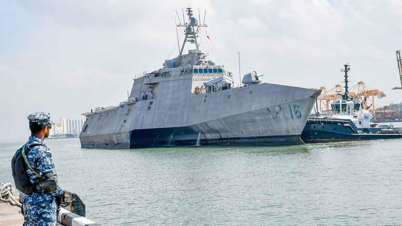 අමෙරිකානු යුද නෞකාවක් කොළඹට සේන්දු වෙයි