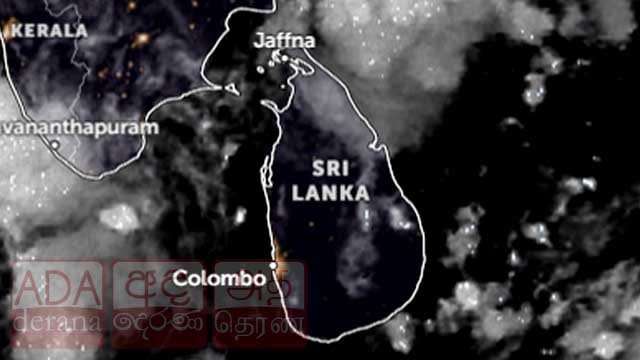 පළාත් 5කට අද මි.මී 100 - 150ත් අතර තද වැසි
