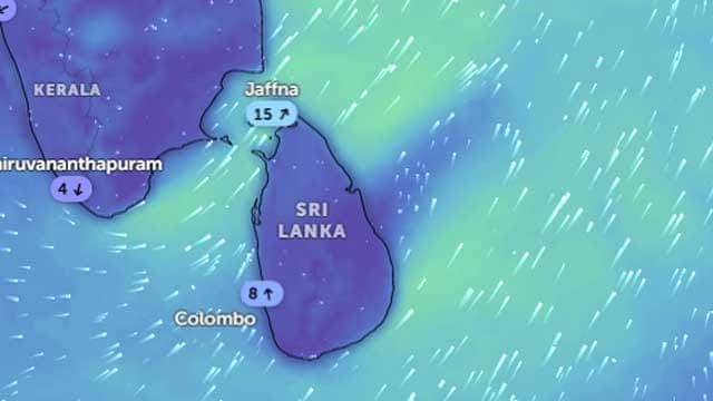 අද බස්නාහිරට, ගාල්ල සහ මාතරට වැසි