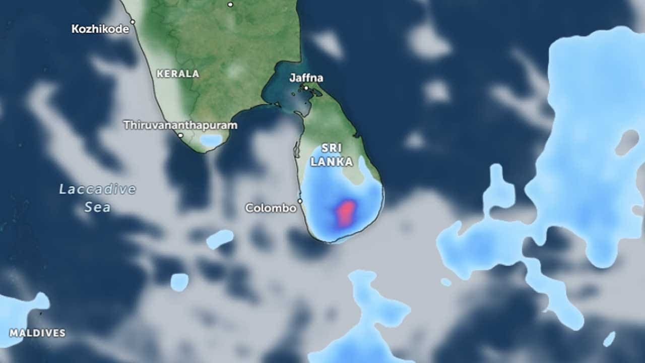 ප්රදේශ රැසකට අද තරමක තද වැසි